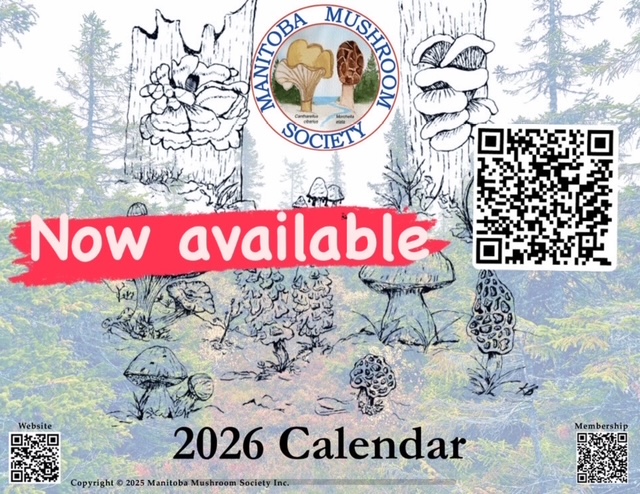 Manitoba Mushroom Society 2026 Calendar